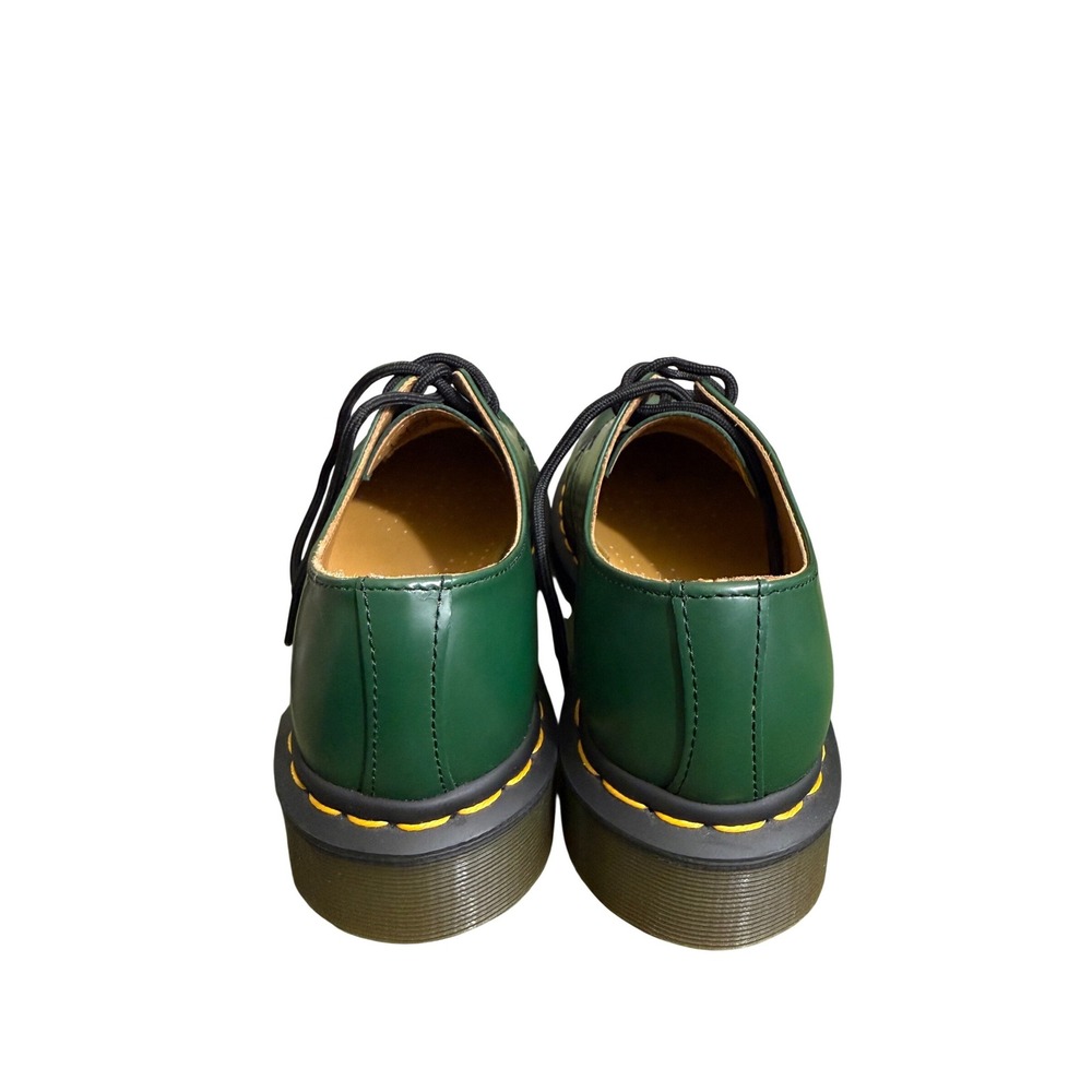 Dr. Martens 1461 Forest Green Smooth Leather 3-Eye Oxford Shoes NWOT Size 6L 5M - Picture 2 of 7
